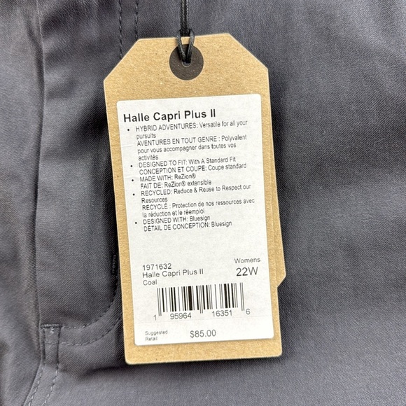 Prana Capri Plus II Coal Women’s W22 - Picture 4 of 10